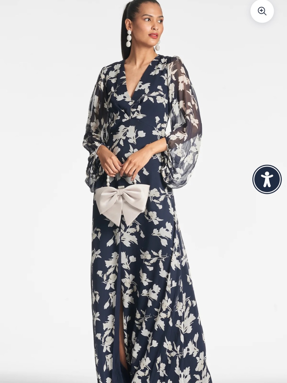 Sachin + Babi Jenny Gown Navy